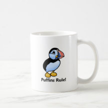 Puffins Rule! Mugs