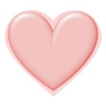 Puffy Heart Heart Stickers