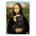 Pug 16 (black) - Mona Lisa cards