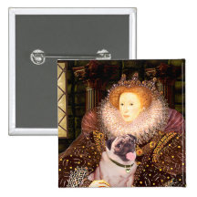 Pug 2 (fawn) - Queen Pins
