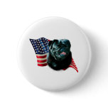 Pug (blk) Flag Pins