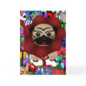 Pug Christmas card