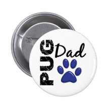 Pug Dad 2 Buttons