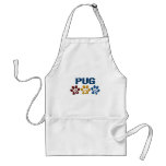 PUG Dad Paw Print 1 Apron