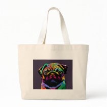 Pug Dog Canvas Bags