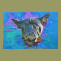 Pug Dog Funny Pet-lover Art Gift kitchen towels