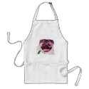 Pug Dog Love aprons