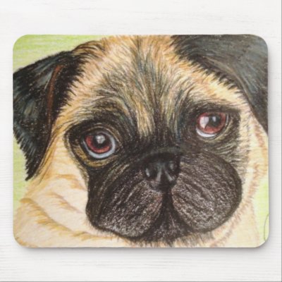 Pug Dog Mousepad
