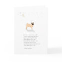 Pug Dog Pet Sympathy-Male-Insert Pet Name cards