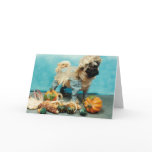 Pug Dog Scarecrow cards