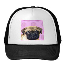Pug Dog Trucker Hats
