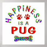 Pug Happiness Print