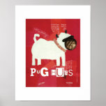 Pug Hugs Print