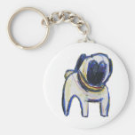 pug keychain