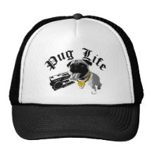 Pug Life $17.95 (11 colours) Trucker Hat