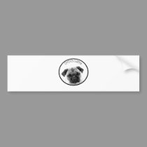 Pug Life 2 bumper stickers