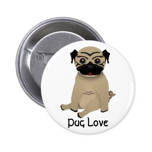 Pug Love button