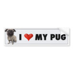 Pug Love Sticker