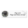 Pug LoveHugs and Kisses oh my! Bumper Sticker