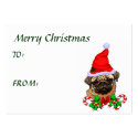 Pug  Lovers Christmas Gifts business cards