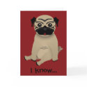 Pug Mother's Day Card