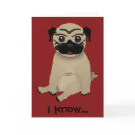 Pug Mother's Day Card