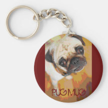 PUG MUG Love for all the PUG Lovers Key Chains
