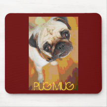 PUG MUG Love for all the PUG Lovers Mouse Mat