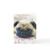 Pug Notecard