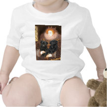 Pug Pair (black) - Queen Shirts