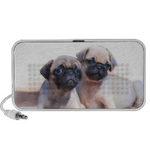 Pug puppies doodle speaker