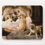 Pug Puppies Mousepad
