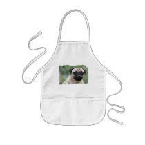 Pug Puppy Dog Children's Smock Apron