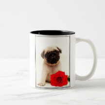 Pug puppy mug