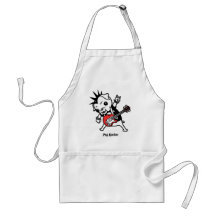 Pug Rocker Apron