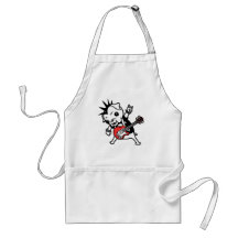 Pug Rocker Apron
