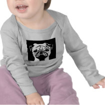 Pug Shirt - Infant Long Sleeve Shirt