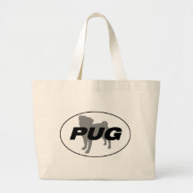 Pug Silhouette Bag