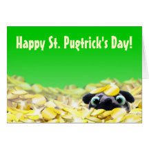Pug St. Pugtrick's Day Card
