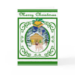 Pug Vintage Christmas cards