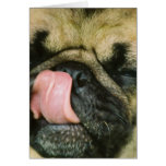 Pugalicious Greeting Card