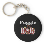 puggle dad Keychain