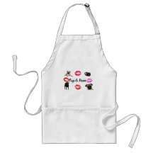 Pugs and Kisses Aprons