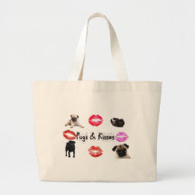 Pugs and Kisses Bag