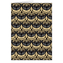 Pugs Greeting Card