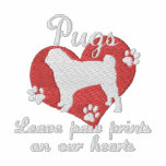 Pugs Leave Paw Prints Women's embroidered shirts