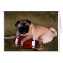 Pugs Love Football! cards