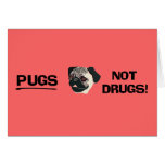 Pugs Not Drugs Card
