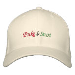 Puke & Snot Holiday embroidered hats