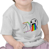 Pukes Rainbows Tee Shirts